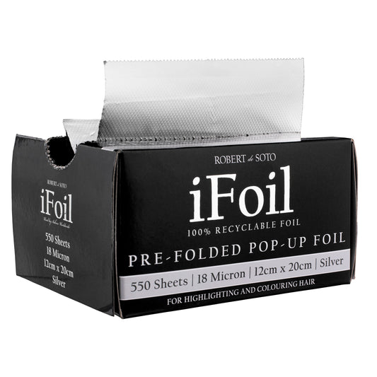 Robert Desoto Ifoil 18 Micron Pop Up Embossed Foil 550 Sheets 120 X 200mm - Silver