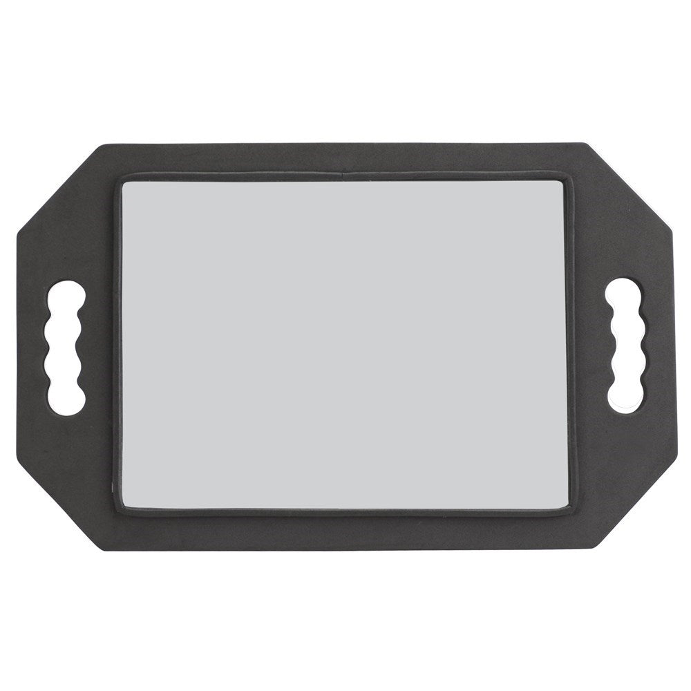Salon Smart Black Eva Foam Rectangular Mirror