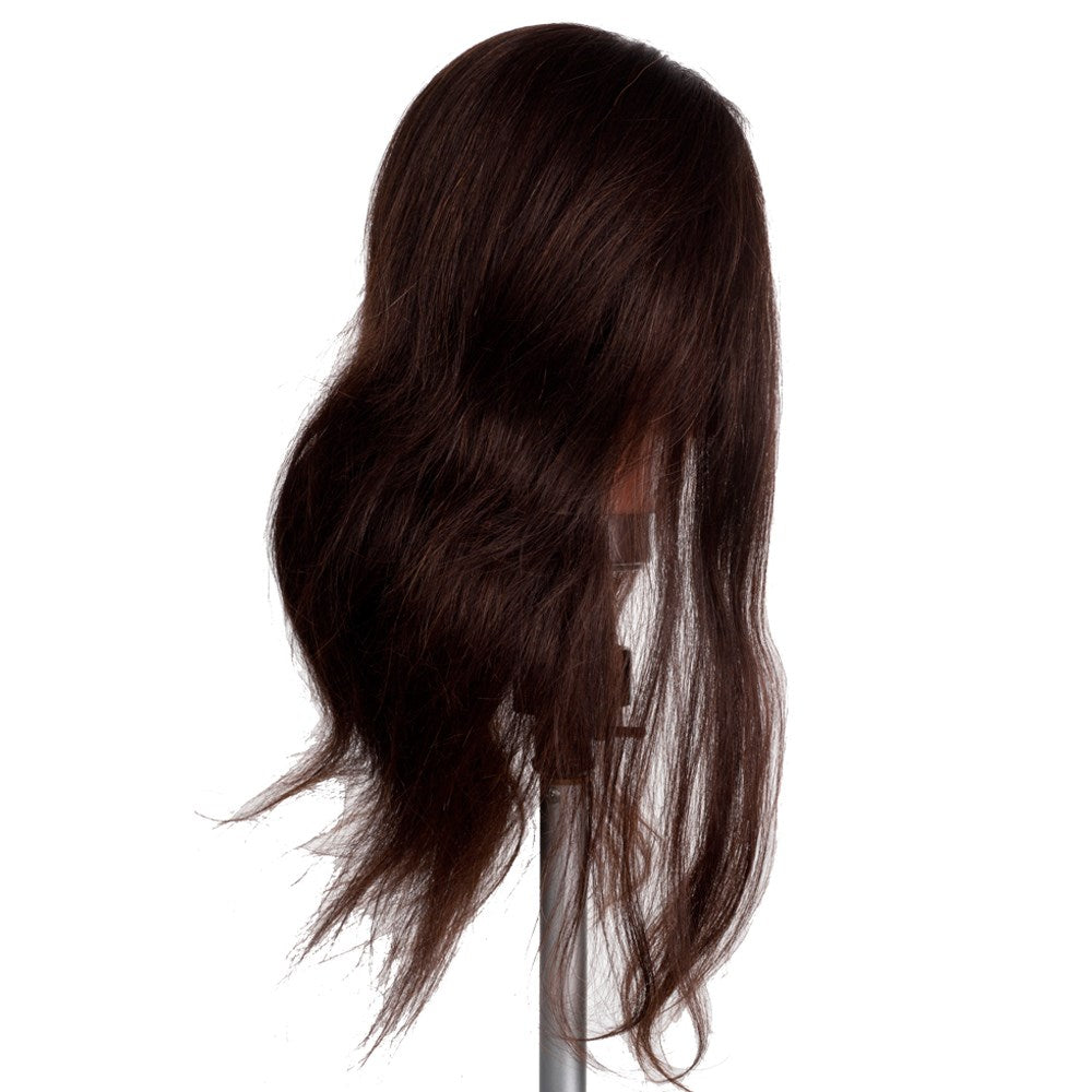 Dateline Professional Mannequin Long Indian Hair Brown - Alicia