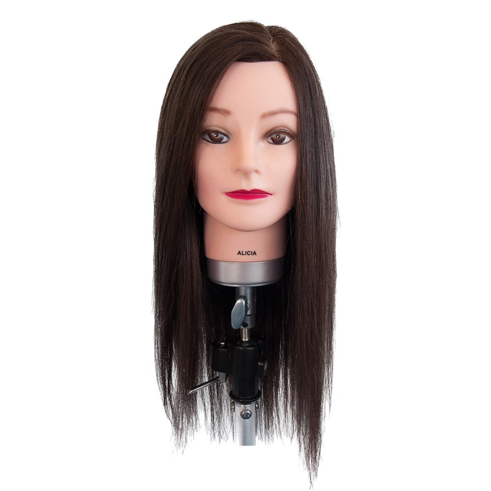 Dateline Professional Mannequin Long Indian Hair Brown - Alicia