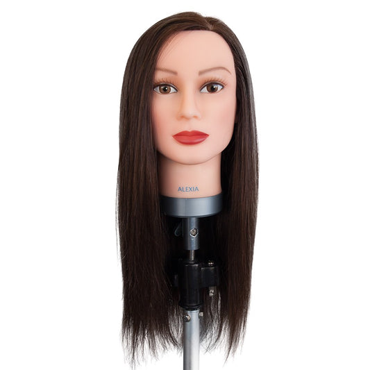 Dateline Professional Mannequin Long Indian Hair Brown - Alexia