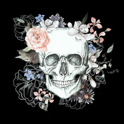 Salon Smart Fleur De Skull Cape - Black