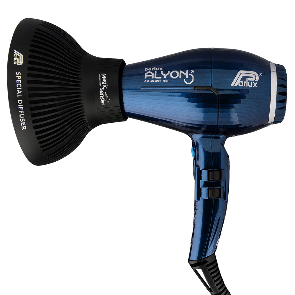 Parlux Alyon Air Ionizer Tech Hair Dryer 2250w - Midnight Blue W/diffuser Pack