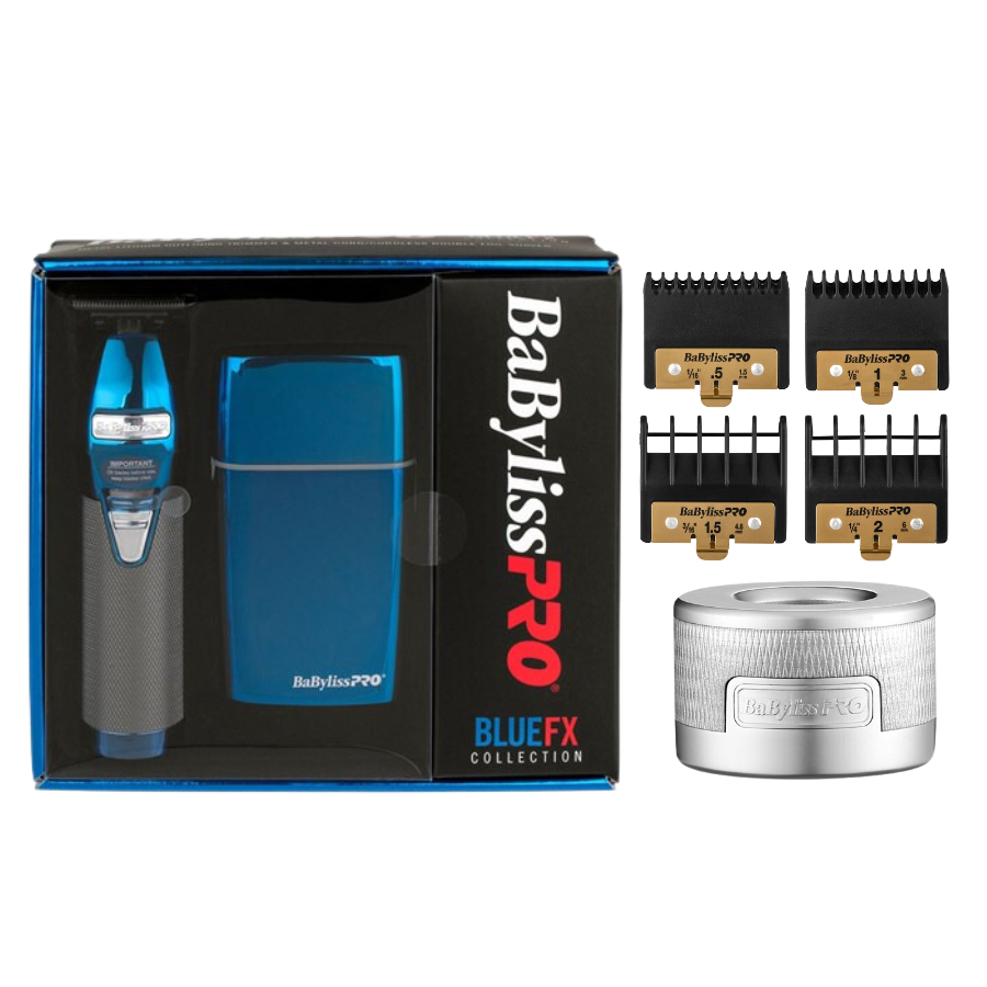 Babylisspro BlueFX Outliner Trimmer And Shaver Duo Combo – BarberCo