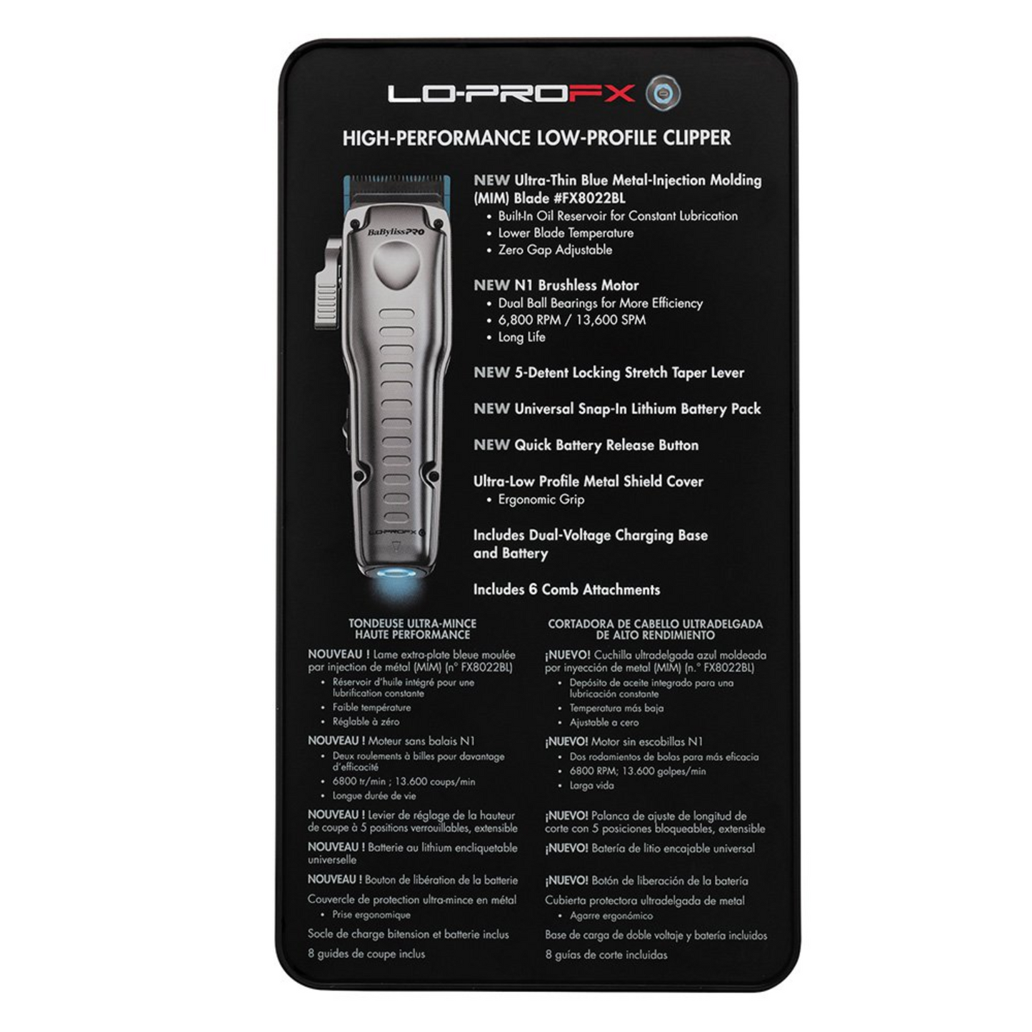 BaBylissPRO FXONE Lo-ProFX Cordless Clipper