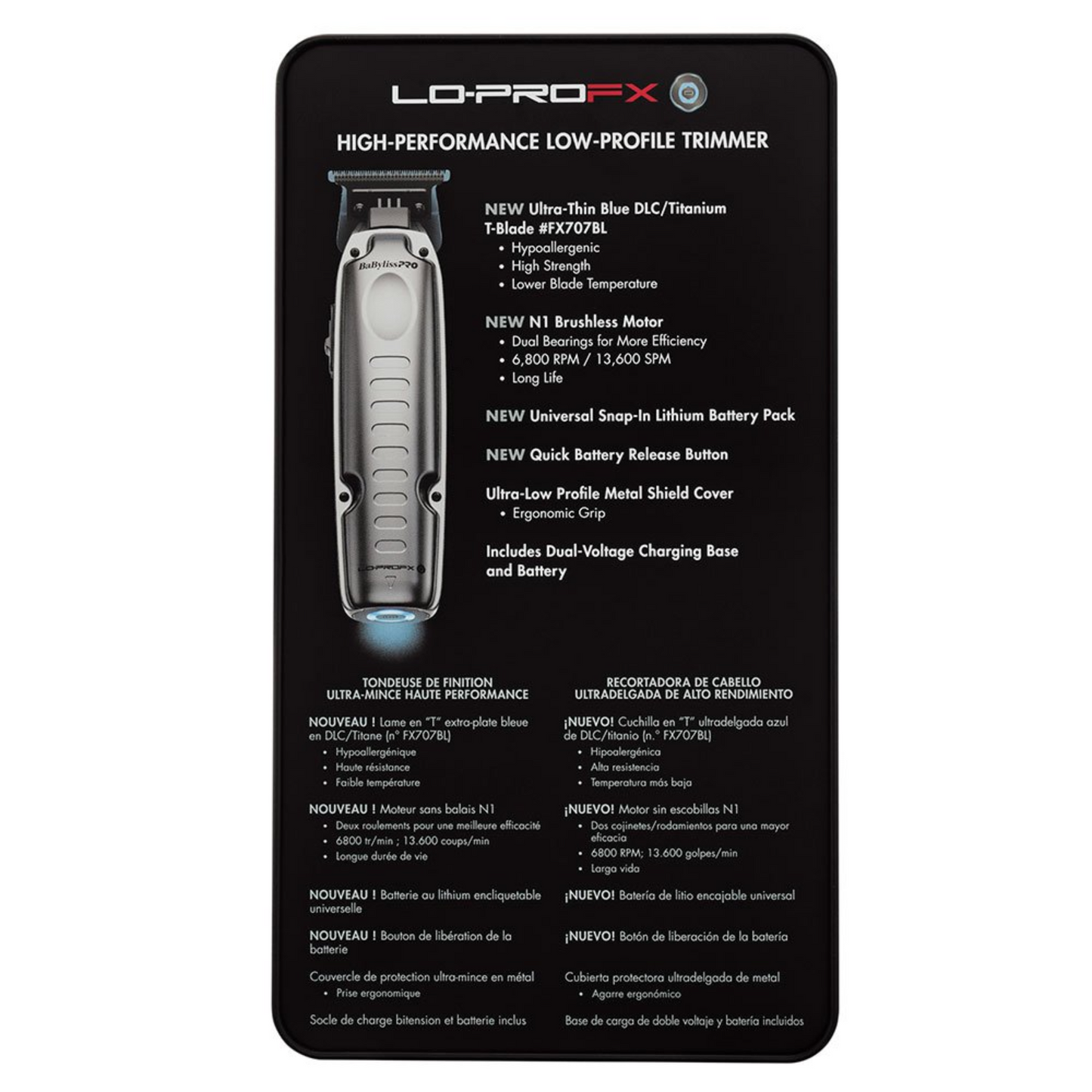 BaBylissPRO FXONE Lo-ProFX High Performance Trimmer