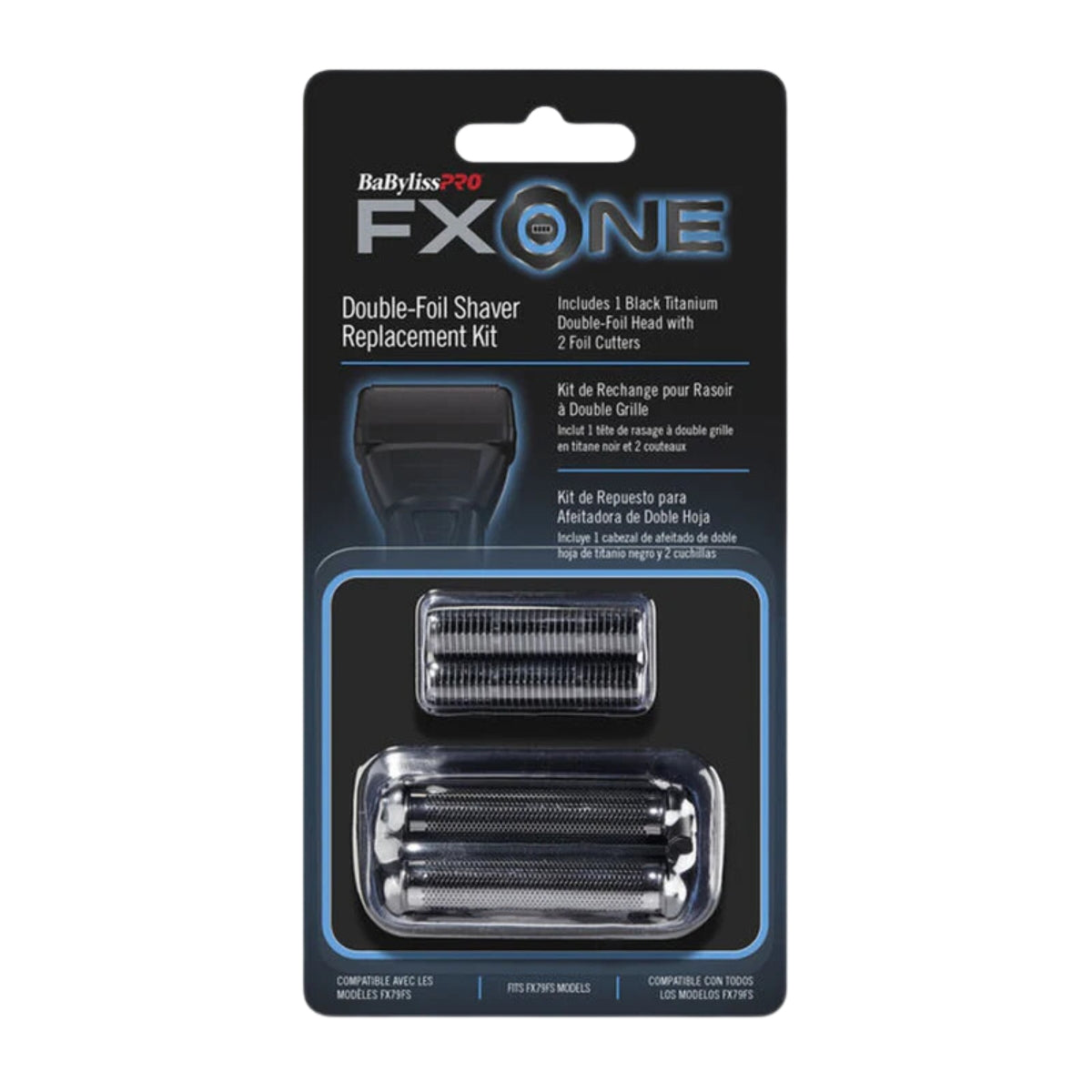 BabylissPro FXONE Replacment Foil & Cutter Black