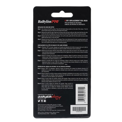 BaBylissPRO FOILFX01 Shaver Replacement Foil Head