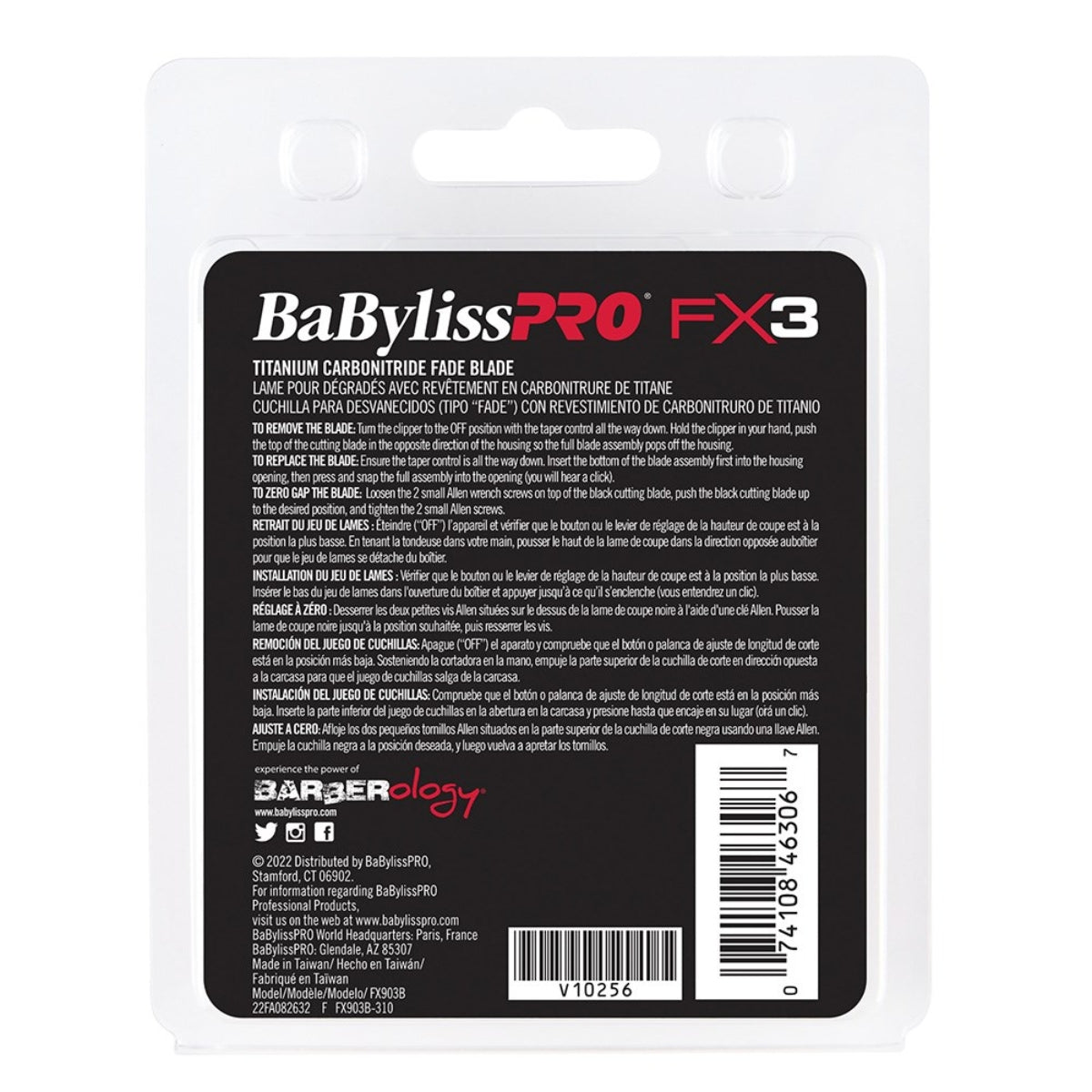 BaBylissPRO Replacement Hair Clipper FX3 Fade Blade