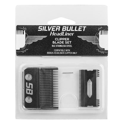 Silver Bullet Headliner Hair Clipper Blade Set