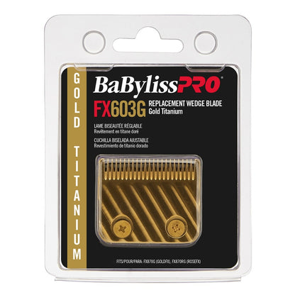 BaBylissPRO Replacement Hair Clipper Gold Titanium Wedge Blade