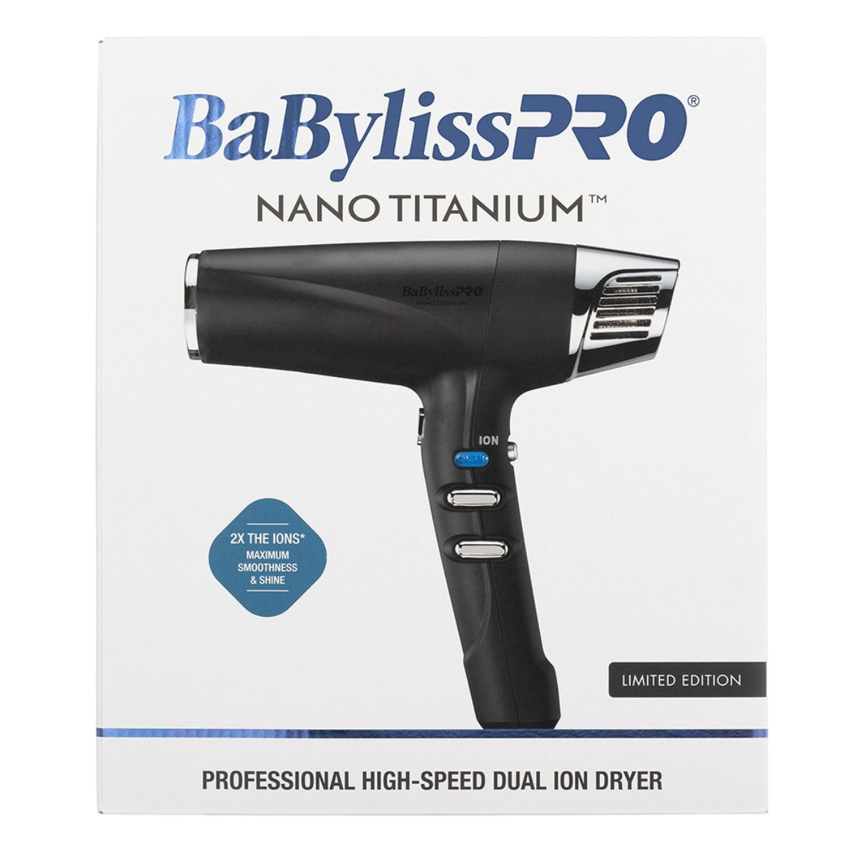 BaBylissPRO Nano Titanium Dual Ionic Hair Dryer