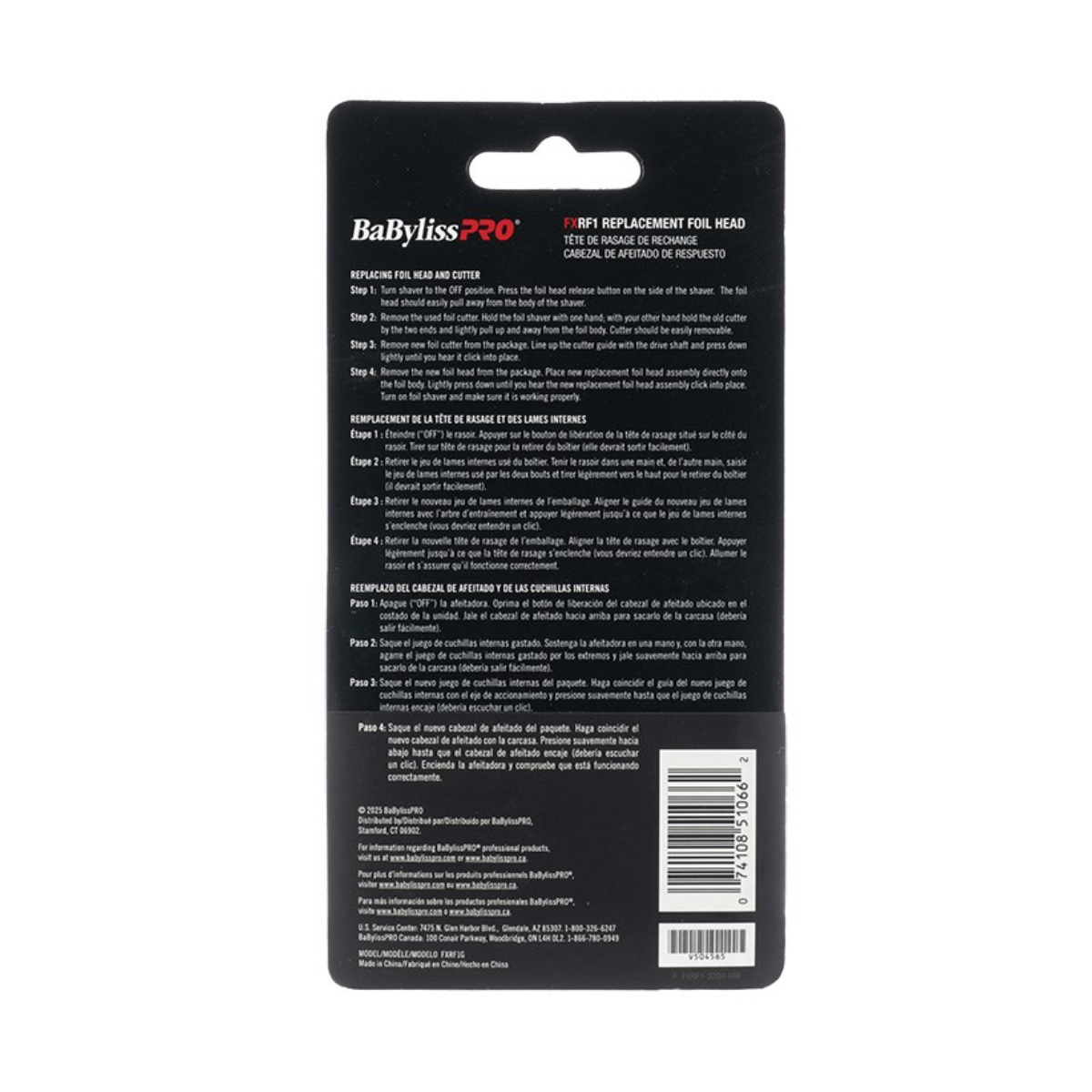 BaBylissPRO GoldFX FoilFX01 Shaver Replacement Foil Head