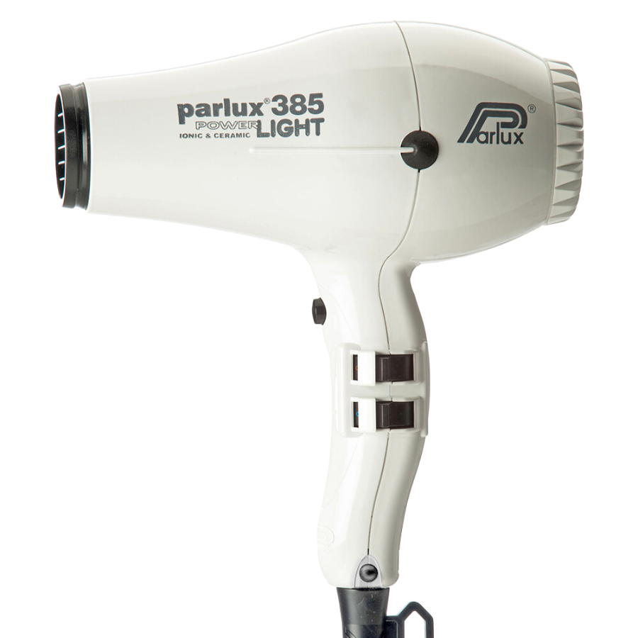 Parlux 385 Powerlight Ceramic And Ionic Dryer 2150w - White