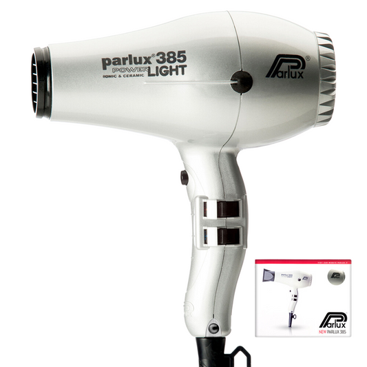 Parlux 385 Powerlight Ceramic And Ionic Dryer 2150w - Silver