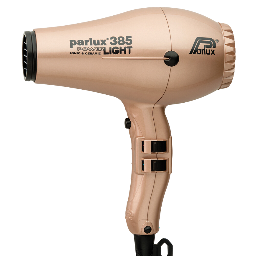 Parlux 385 Powerlight Ceramic And Ionic Dryer 2150w - Light Gold