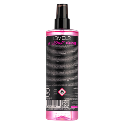 L3VEL3 Aftershave Cologne Rose - 400ml