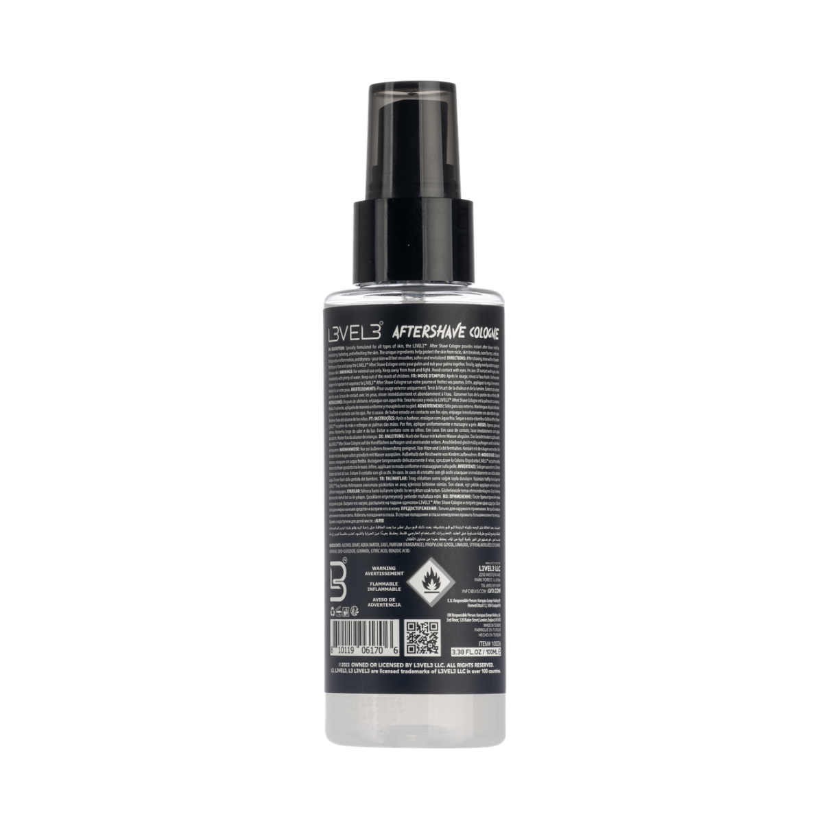 L3VEL3 Aftershave Cologne Frost - 100ml