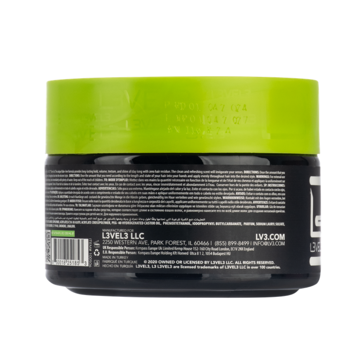 L3VEL3 Slime Super Strong Hair Gel - 250ml