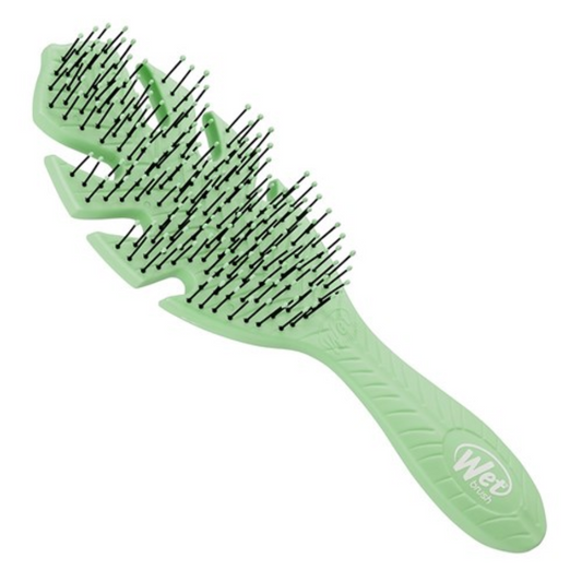 WetBrush Go Green Detangler Hair Brush - Green Leaf
