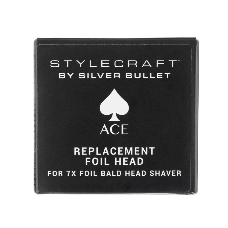 StyleCraft by Silver Bullet Ace 7x Foil Bald Head Shaver Replacement Head