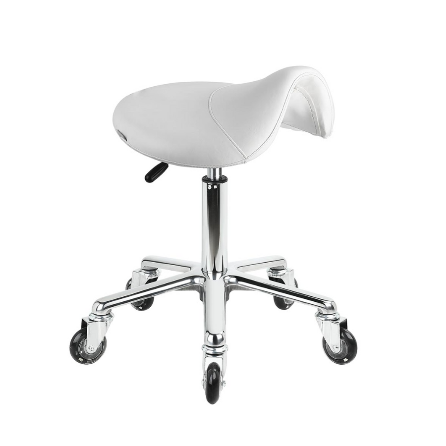 Karma Evandale Saddle Stool White