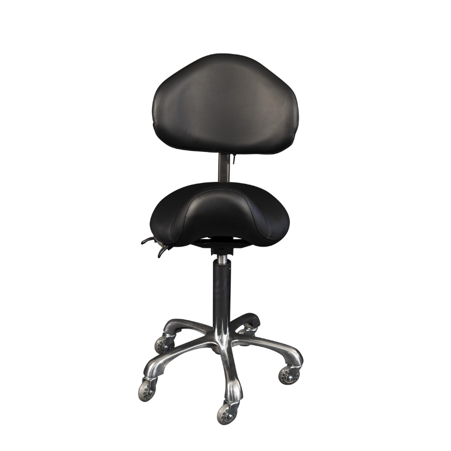 Karma Cradle Mountain Saddle Stool Black