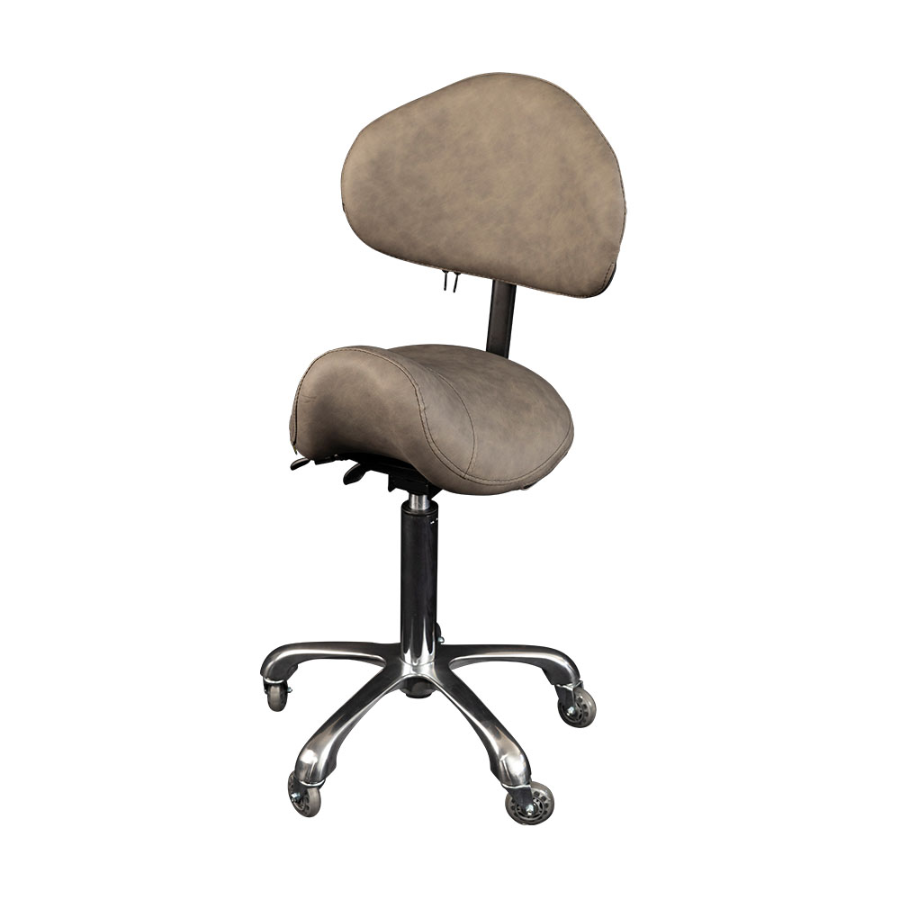 Karma Cradle Mountain Saddle Stool Grey