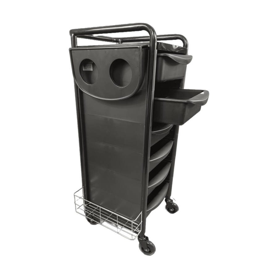 Karma Darwin Hairdressing Trolley Black