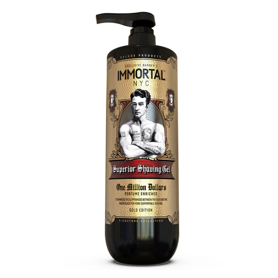 Immortal NYC Superior Shaving Gel One Million Dollars 1L