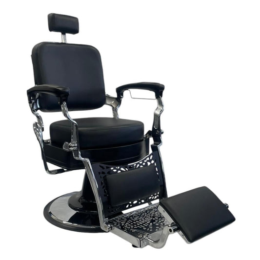 Karma Noosa Barber Chair Black & Chrome