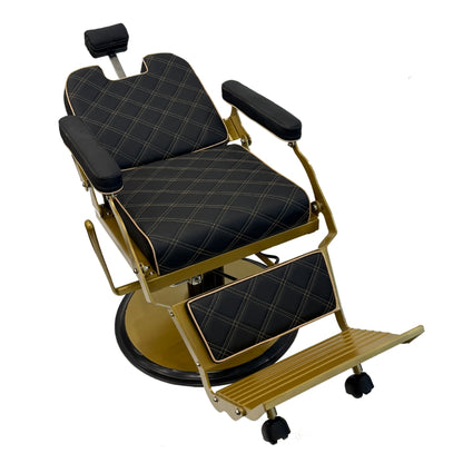 Karma Paddington Barber Chair – Black/Gold