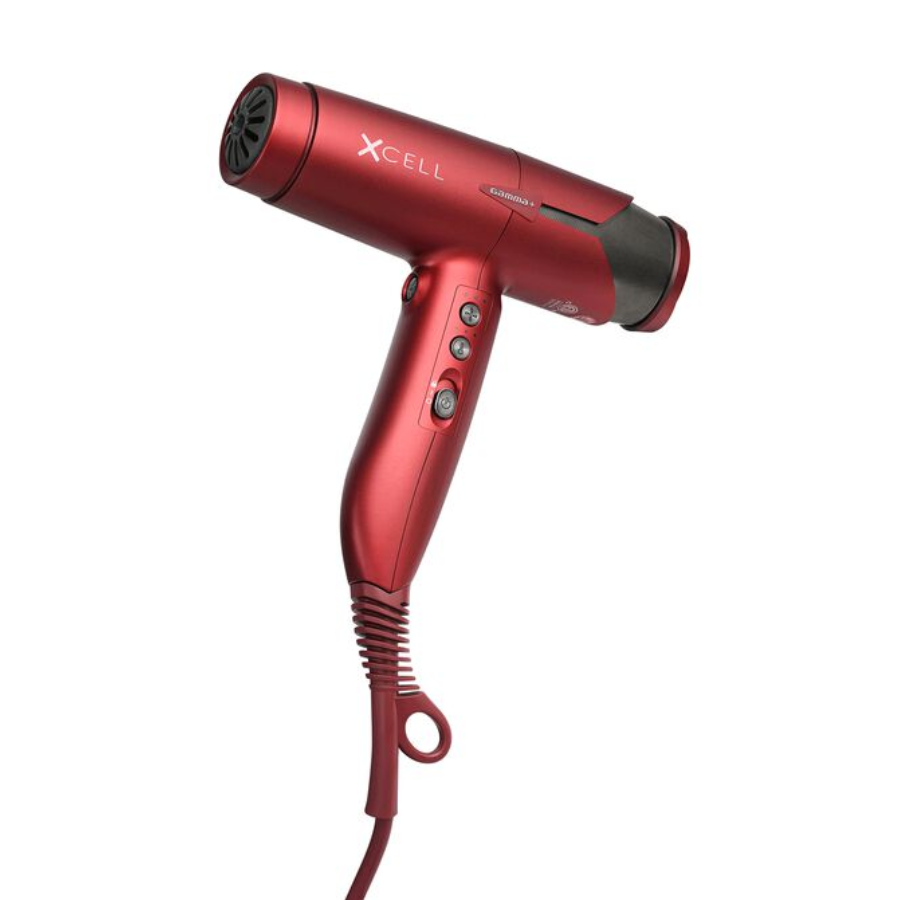 Gamma + Xcell Hair Dryer - Red