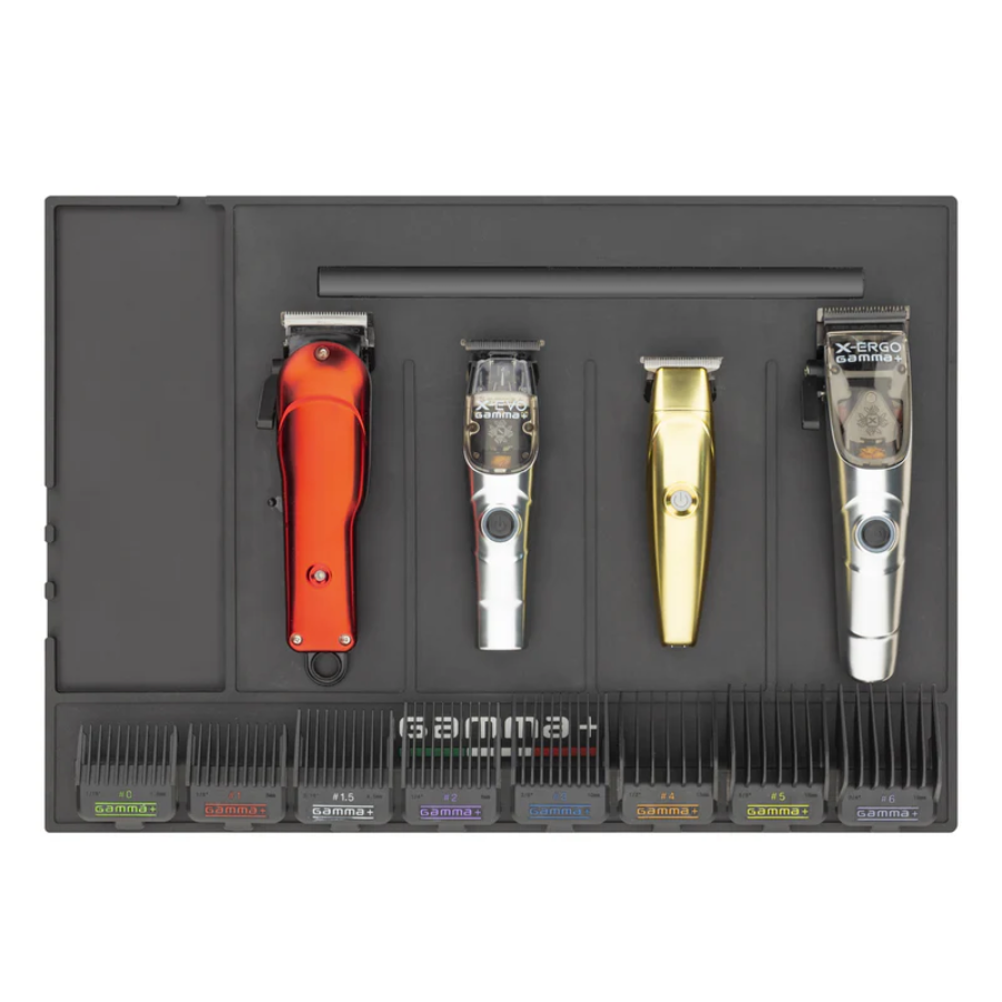 Gamma + Professional Magnetic Barber Mat & Station Organizer