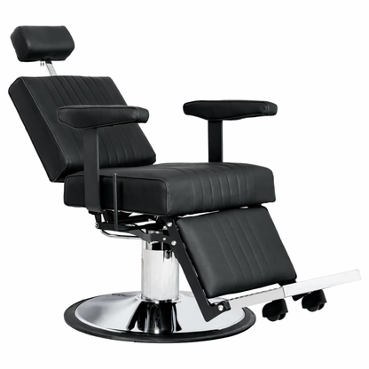 Karma Nerang Barber Chair Black & Chrome