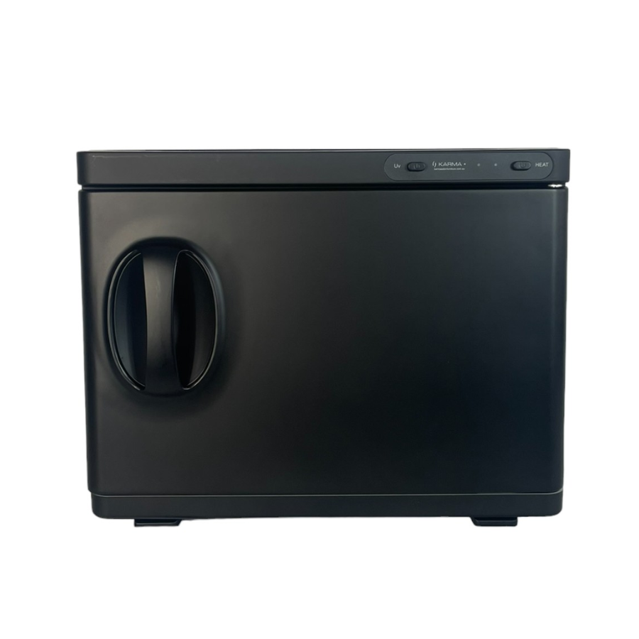 Karma Hot Towel Cabinet Black 24L with Adjustable Temperature