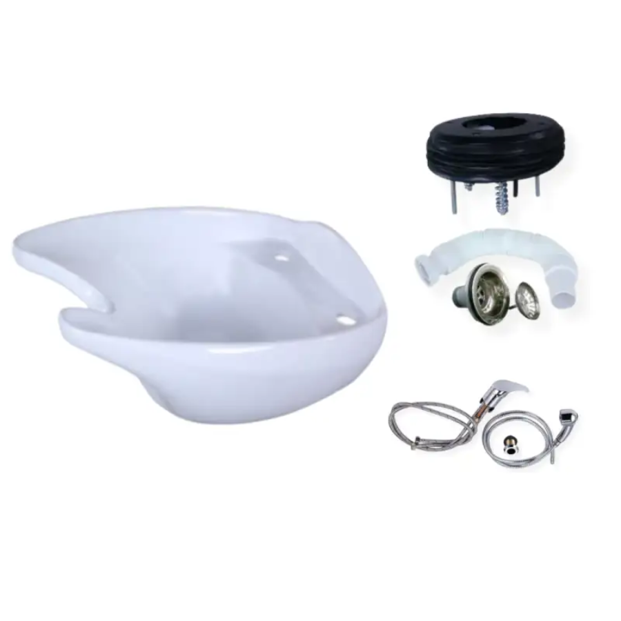 Karma Shampoo Basin – Standard White