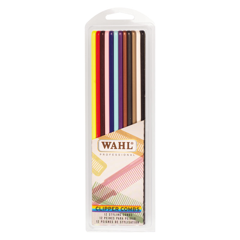 Wahl 12 Pack Colour Styling Combs