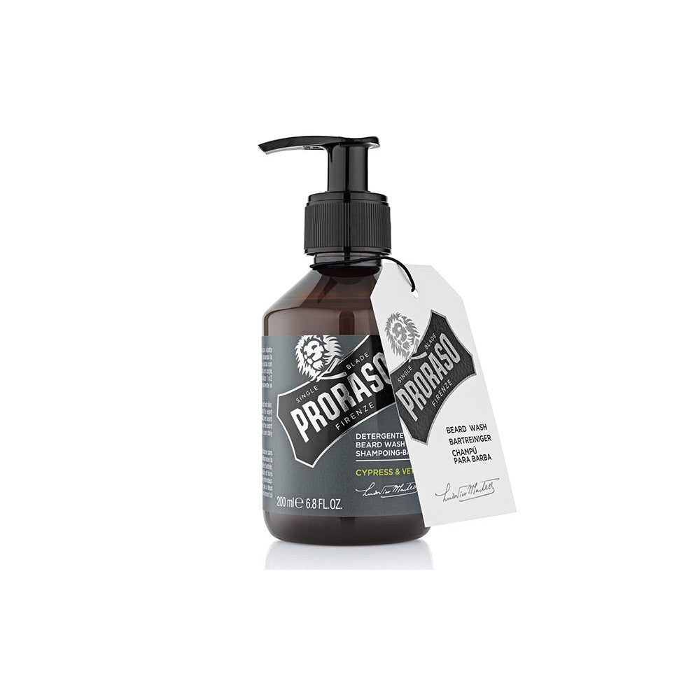 Proraso Beard Wash Cypress Vetiver 200ml - Ref 400752