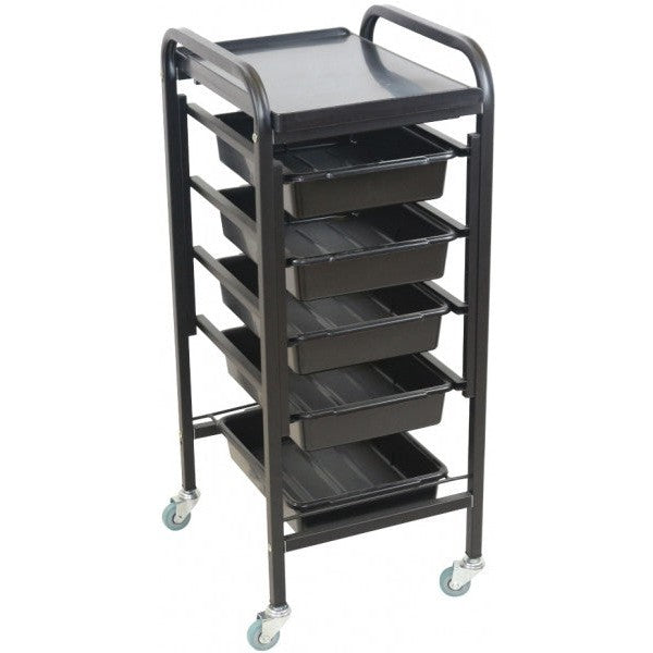 Apollo - 6 Tier Flat Top/metal Black
