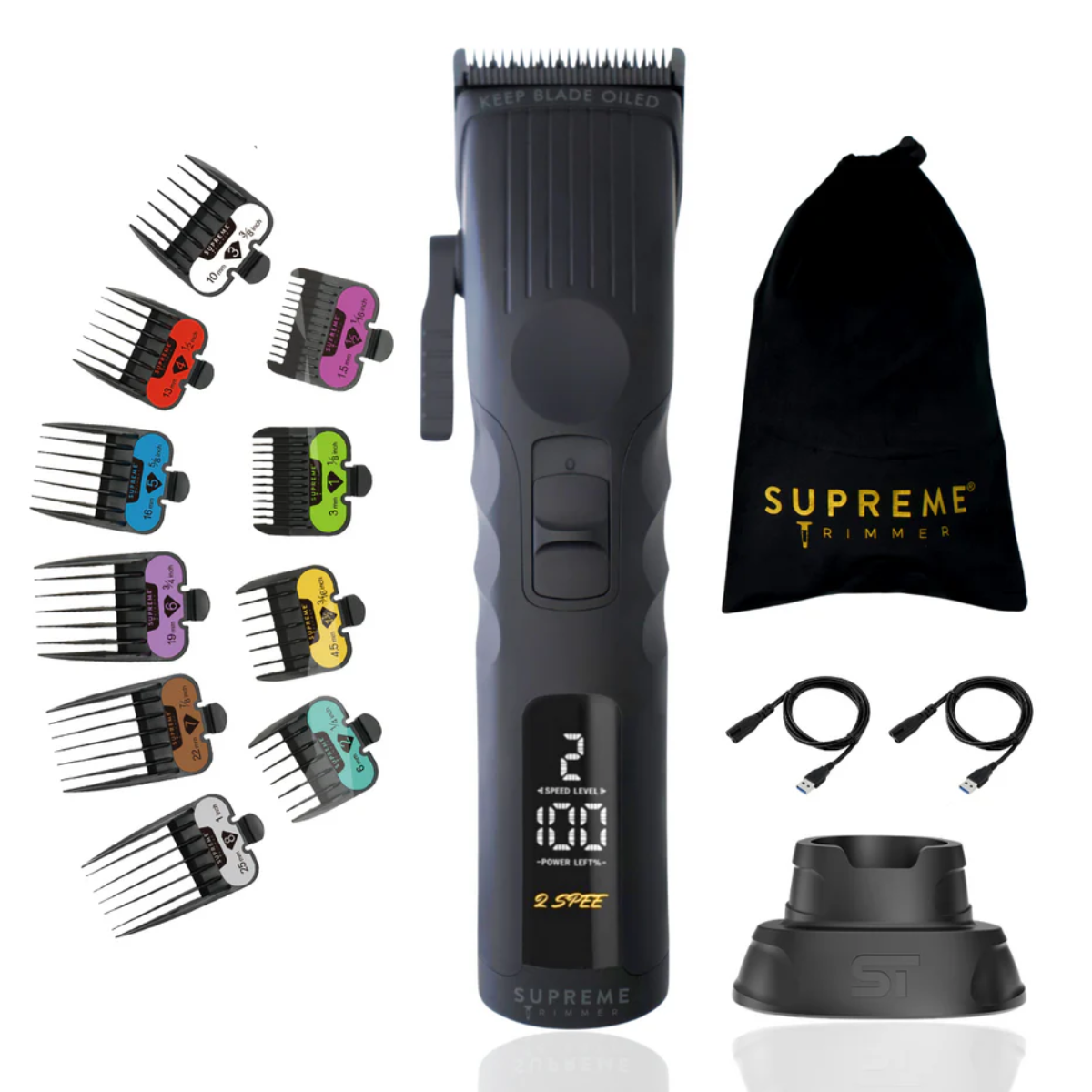 Supreme ST 2Spee Clipper - Black
