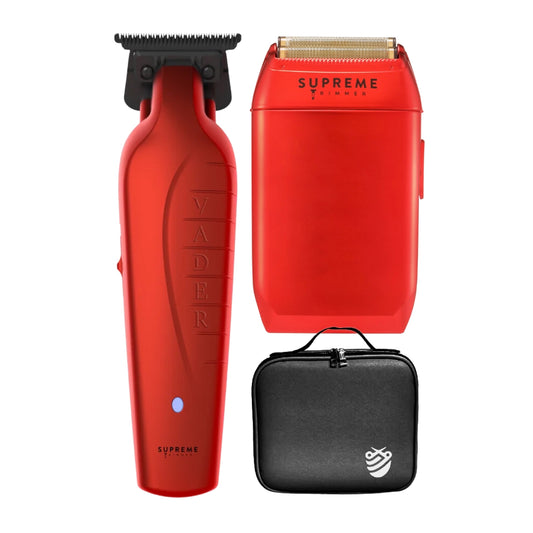 Supreme ST Vader Trimmer & Shaver Duo Kit - Red