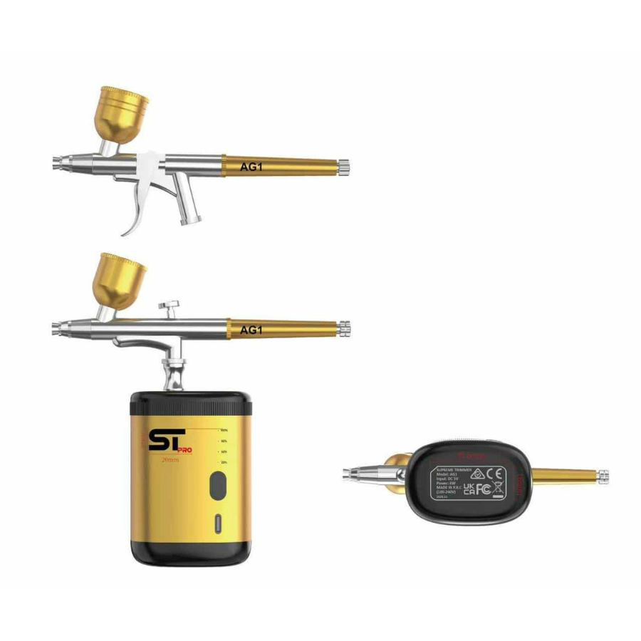 Supreme ST Airbrush Gun Kit - Gold