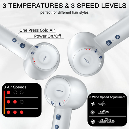 Supreme ST Hair Dryer Kit - White
