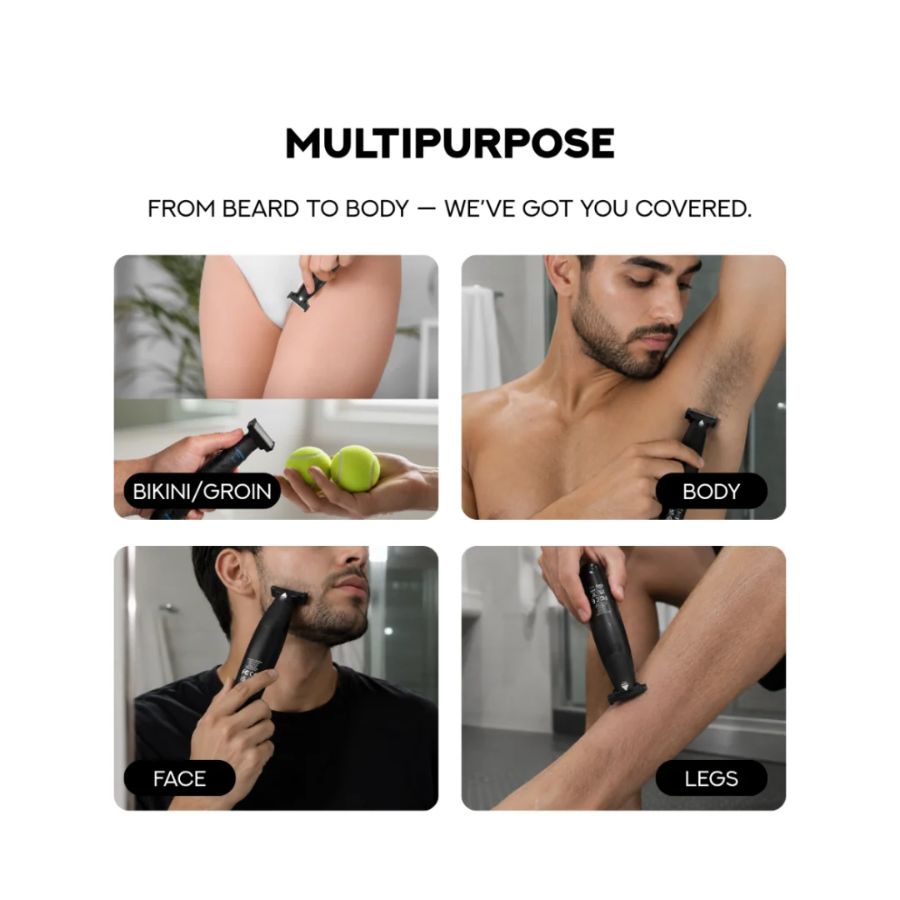 Supreme ST TESTii Body, Groin & Bikini Trimmer - Black