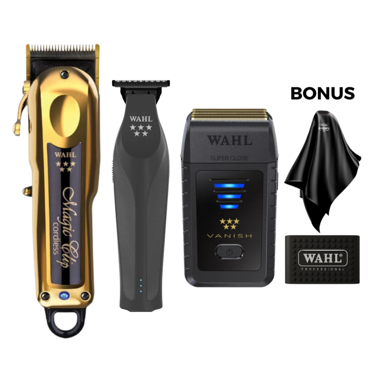 Wahl Magic Clip Gold & Hi Viz Trio
