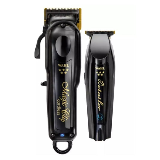 Wahl Cordless Barber Combo Black Magic Clip Clipper & Detailer Trimmer