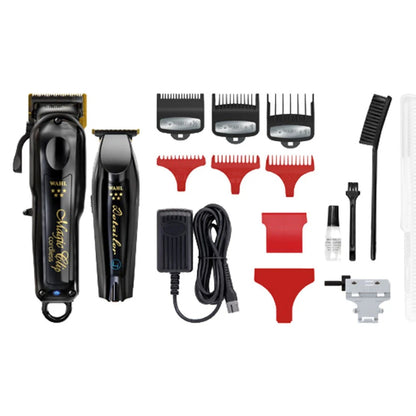 Wahl Cordless Barber Combo Black Magic Clip Clipper & Detailer Trimmer