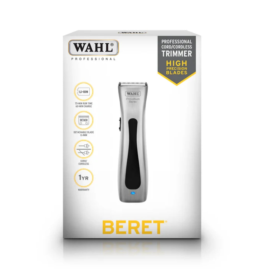 Wahl Beret Trimmer Pro Lithium Brushed Aluminium