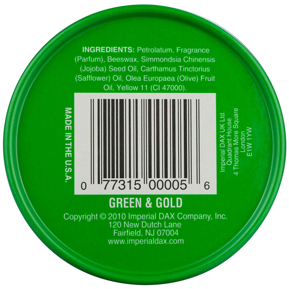 Dax Hair Wax 99g - Green And Gold Extra Strength